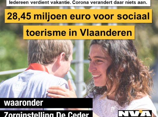Vlaamse regering geeft extra steun aan toerisme